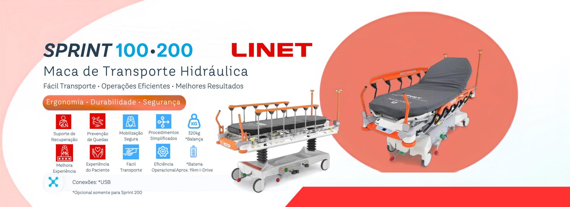 Linet : Camas, Macas e Colchões Hospitalares