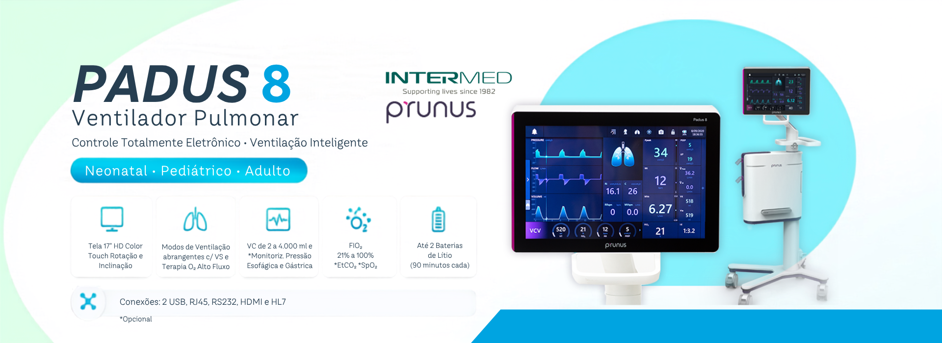 Intermed | Prunus : Ventilação Pulmonar e Soluções Respiratórias