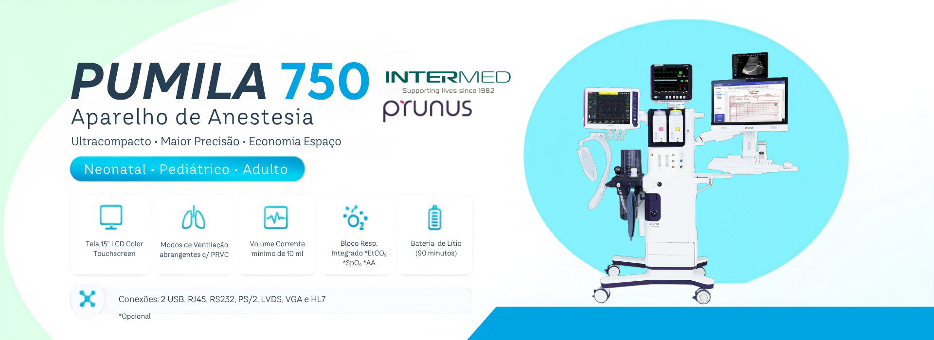 Intermed | Prunus : Ventilação Pulmonar e Soluções Respiratórias